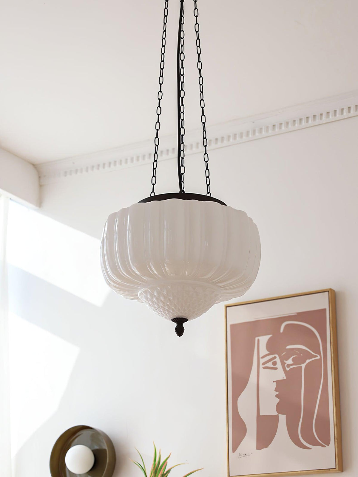 Yara Contemporary Glass Pendant Light