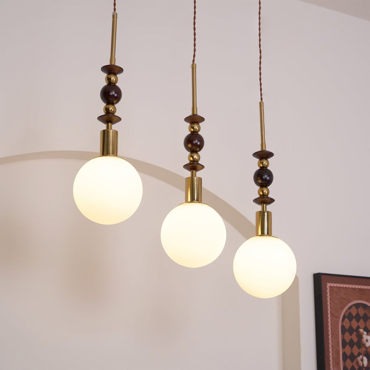 Aldanelle Wood Pendant Light
