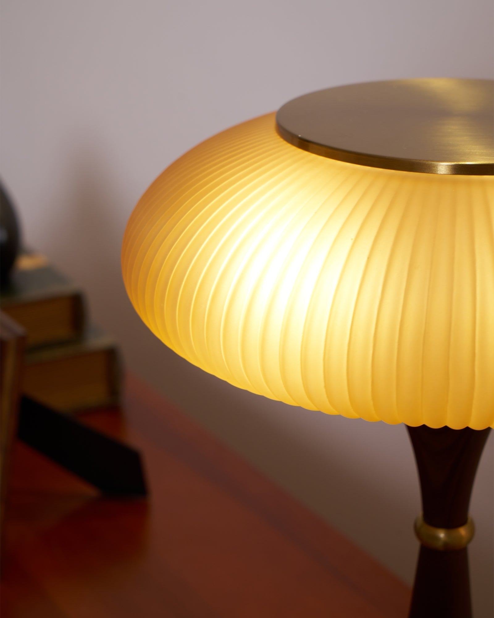 Orton Wood Vintage Table Lamp - Neutral Decor