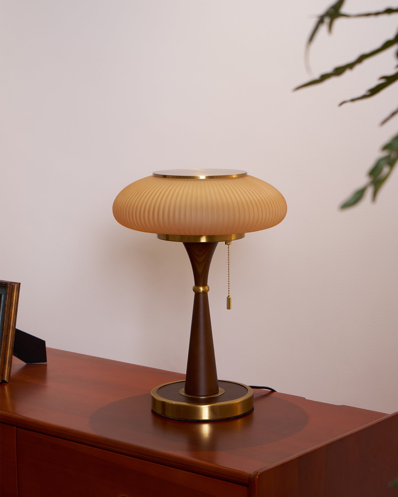 Orton Wood Vintage Table Lamp - Neutral Decor