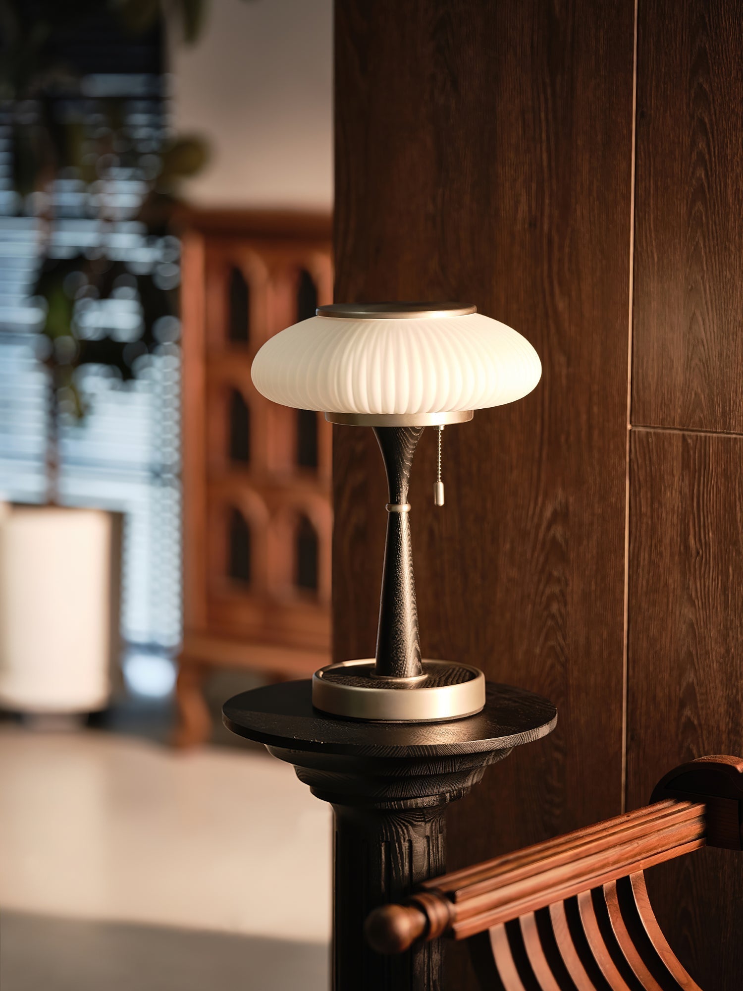 Orton Wood Vintage Table Lamp - Neutral Decor