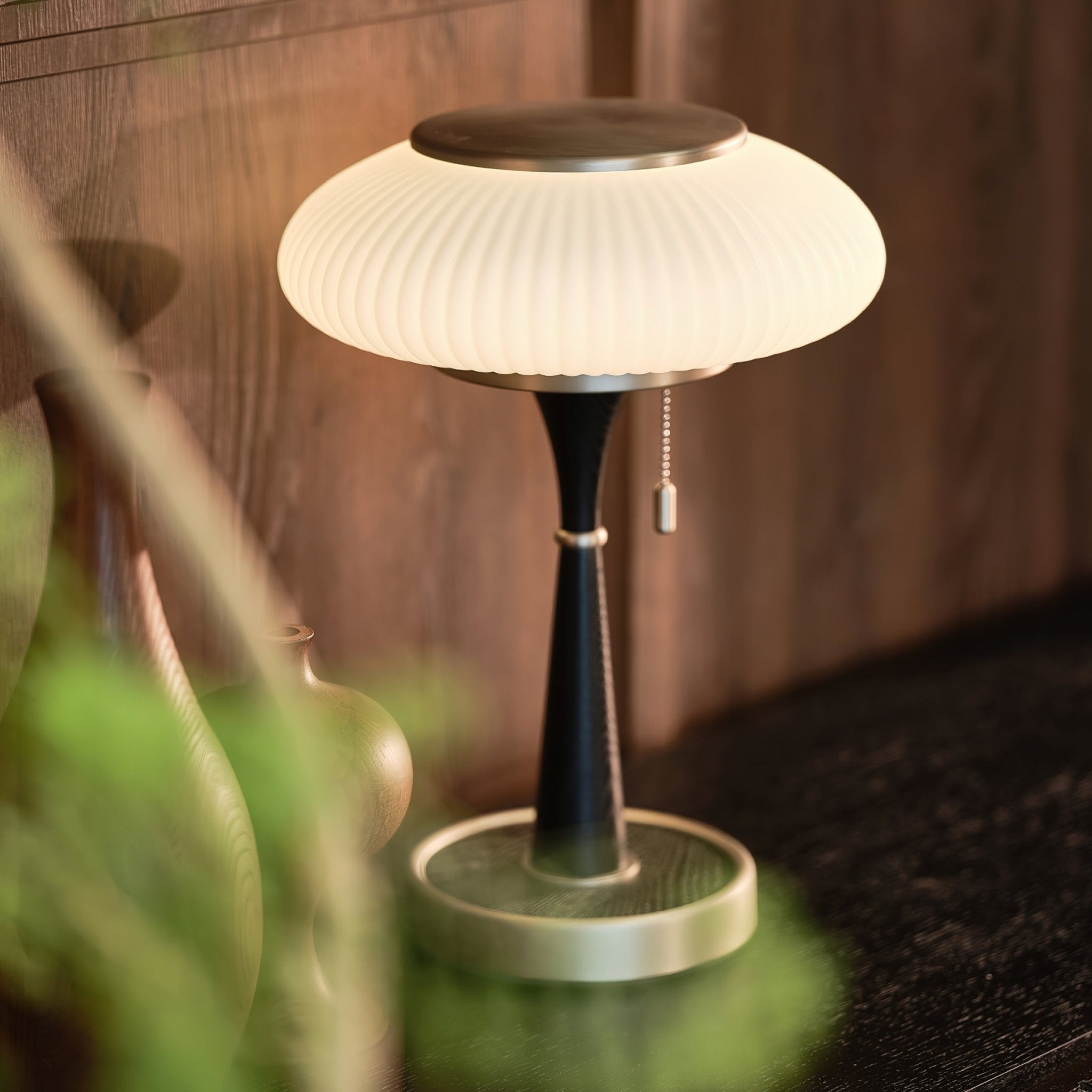 Orton Wood Vintage Table Lamp - Neutral Decor