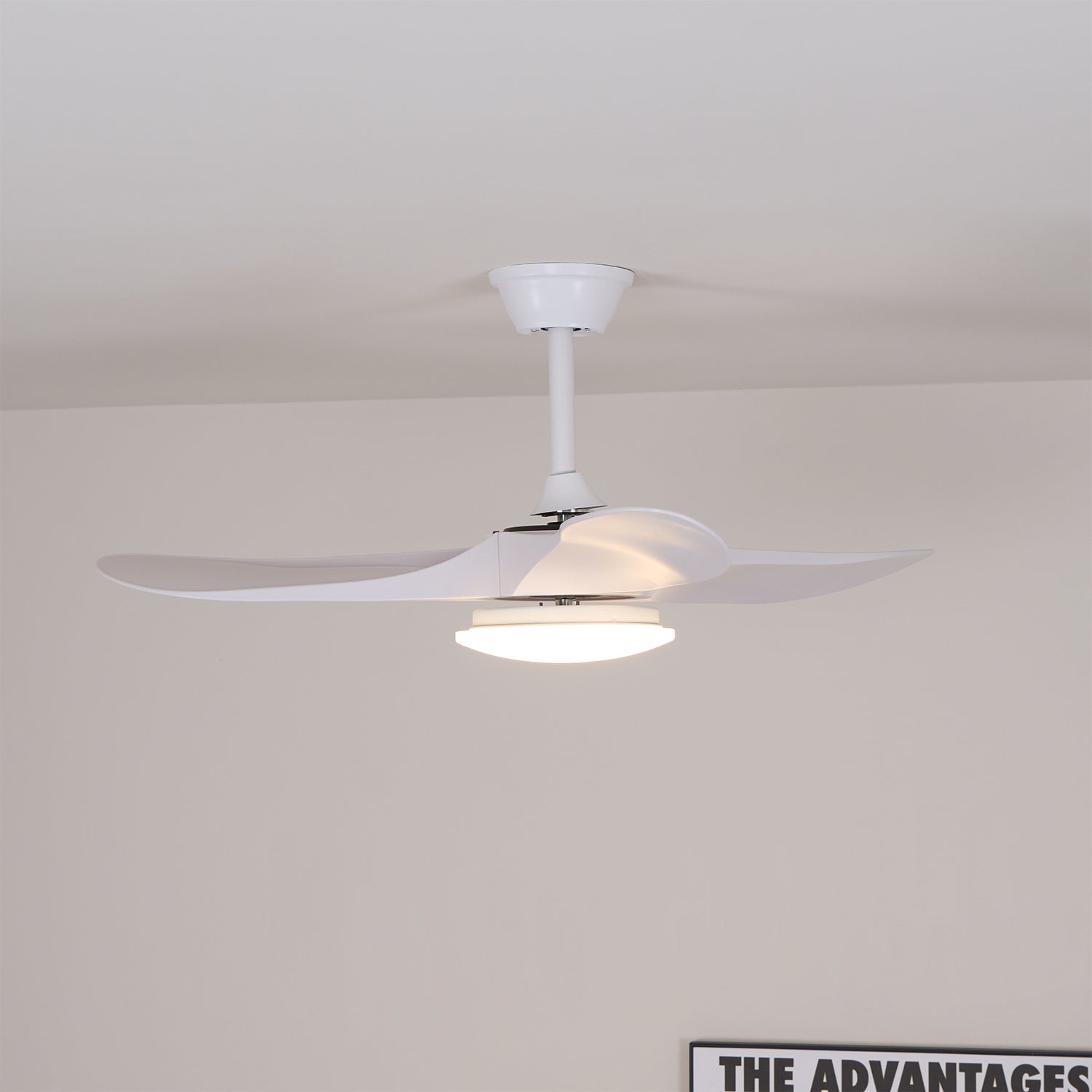 Velix Modern Wood Ceiling Fan Light