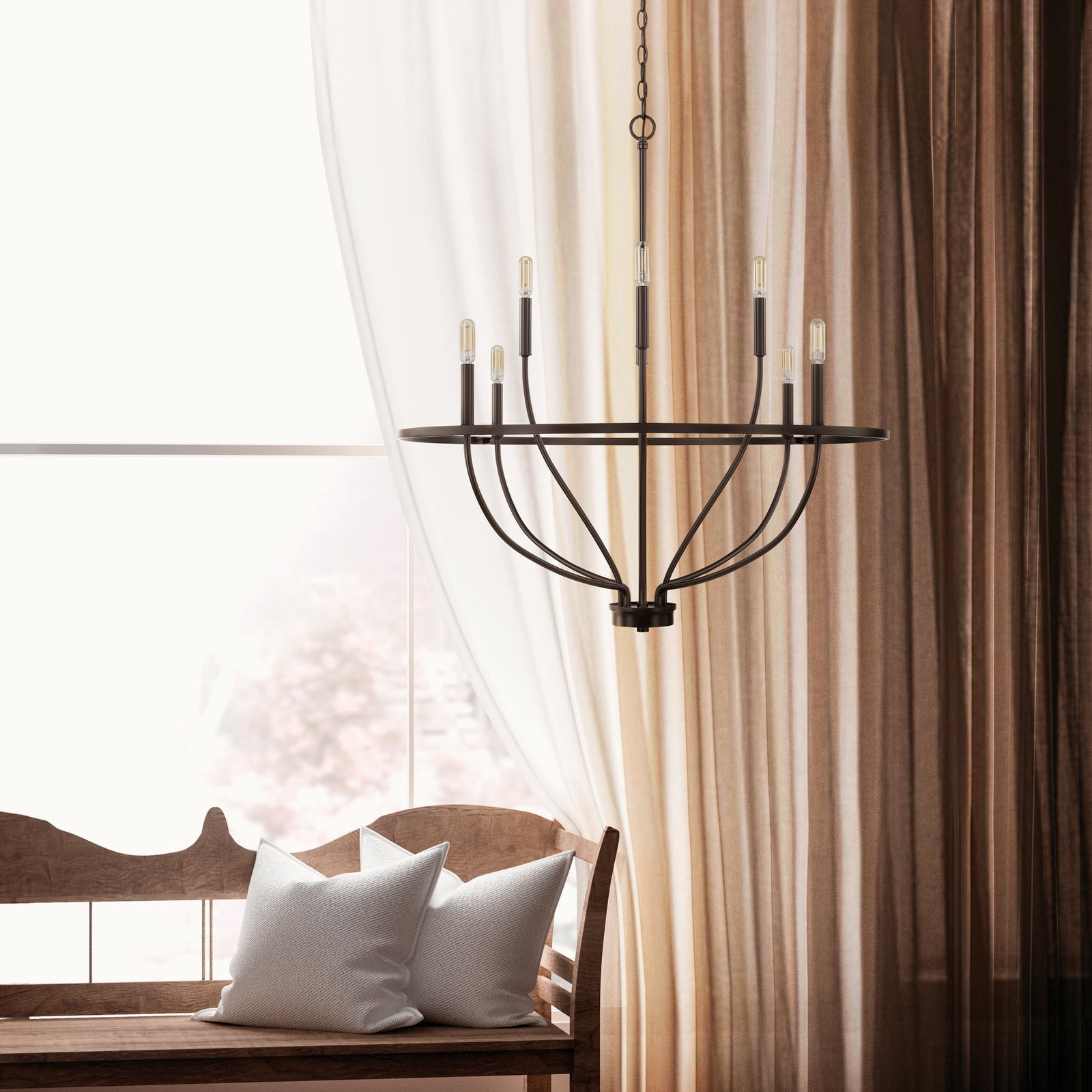 Cisoriel Classic Brass Chandelier