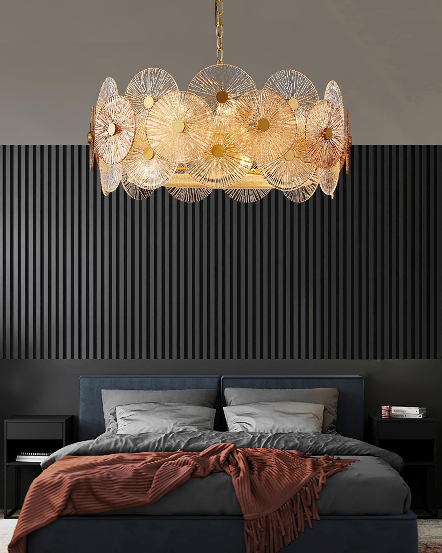 Liororiel Glass Chandelier Light