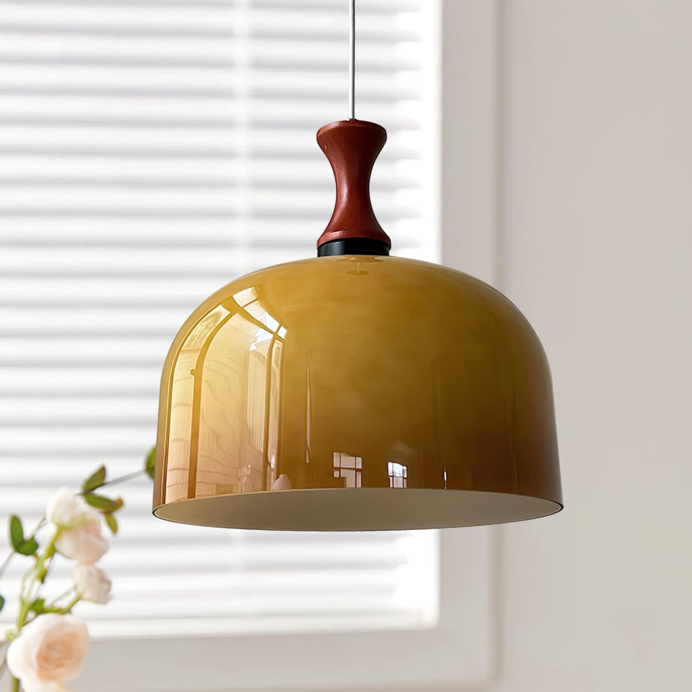 Lioraer Glass Retro Pendant Light