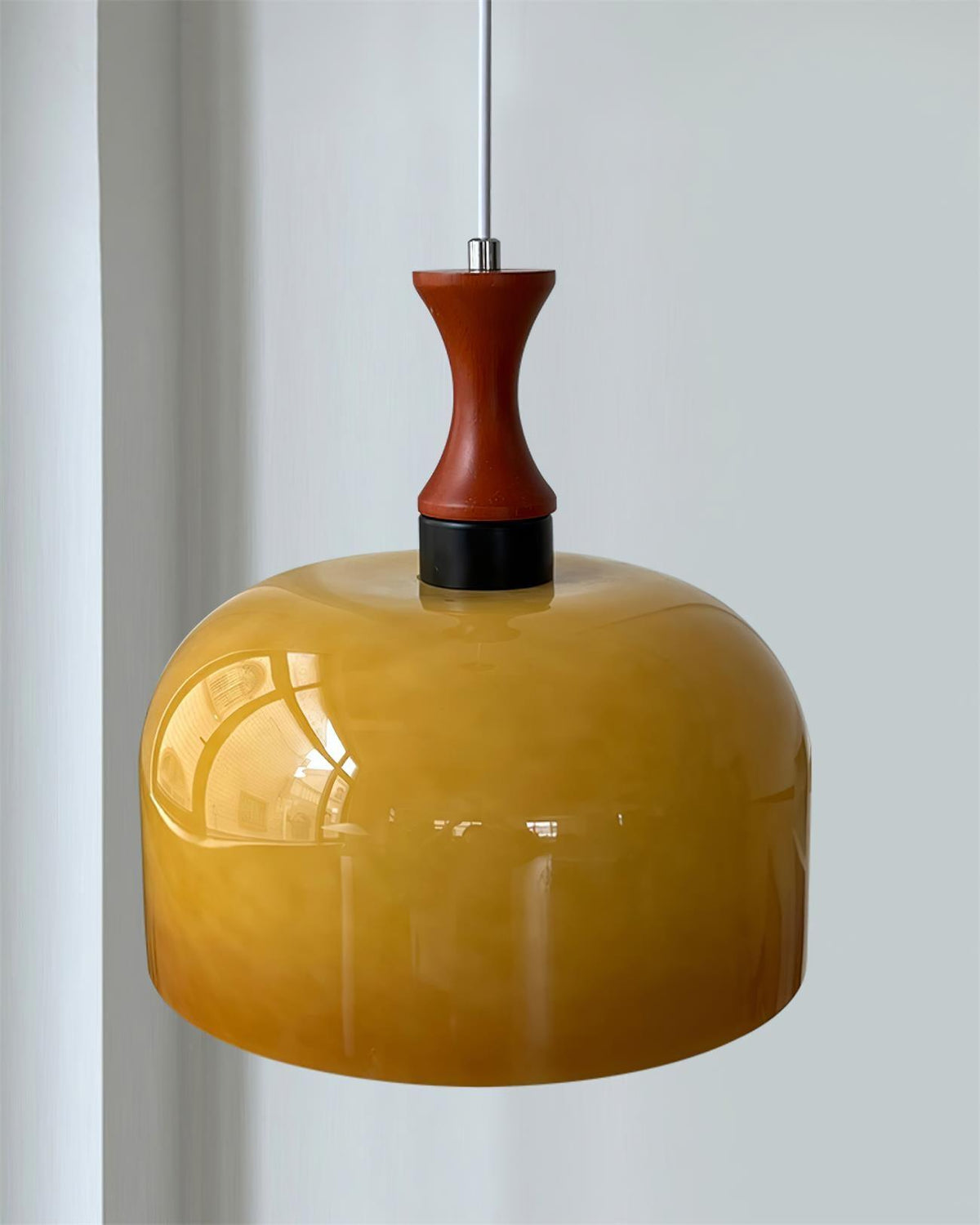 Lioraer Glass Retro Pendant Light