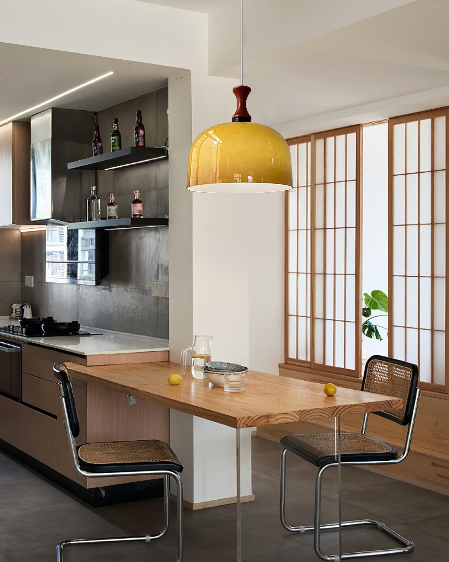 Lioraer Glass Retro Pendant Light
