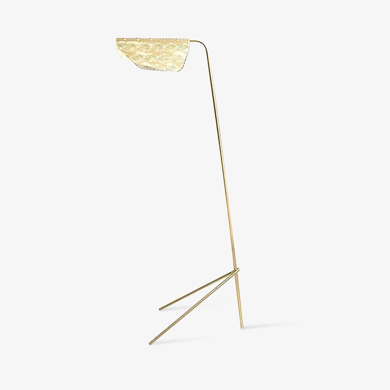 Triad Gold Geometric Floor Lamp