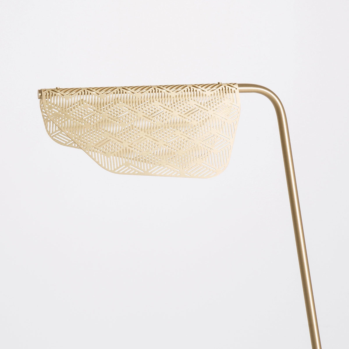 Triad Gold Geometric Floor Lamp
