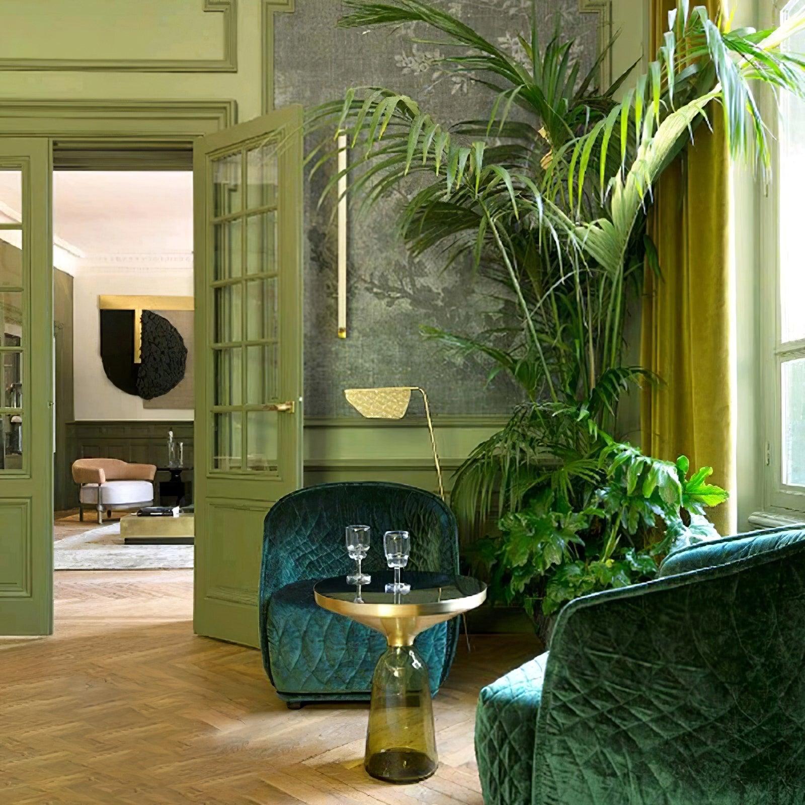 Triad Gold Geometric Floor Lamp