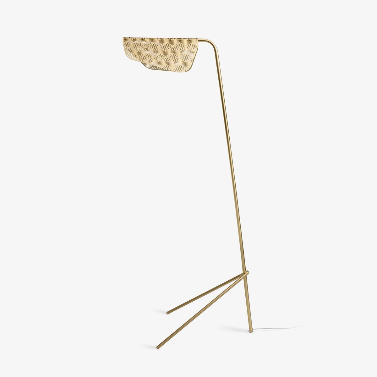 Triad Gold Geometric Floor Lamp