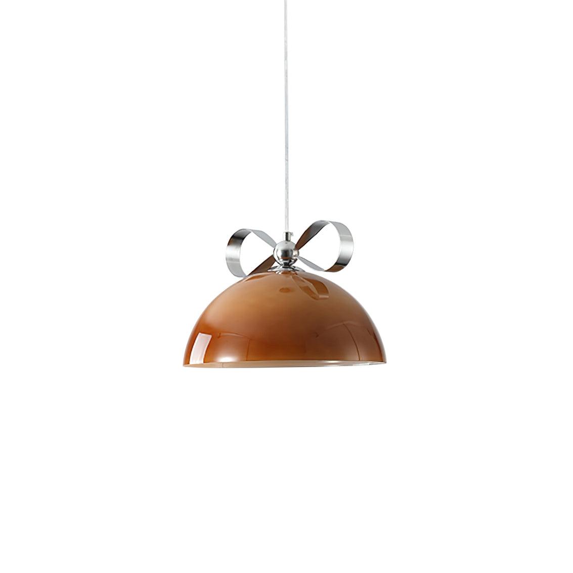 Celirina Pendant Light Glass Amber Dining