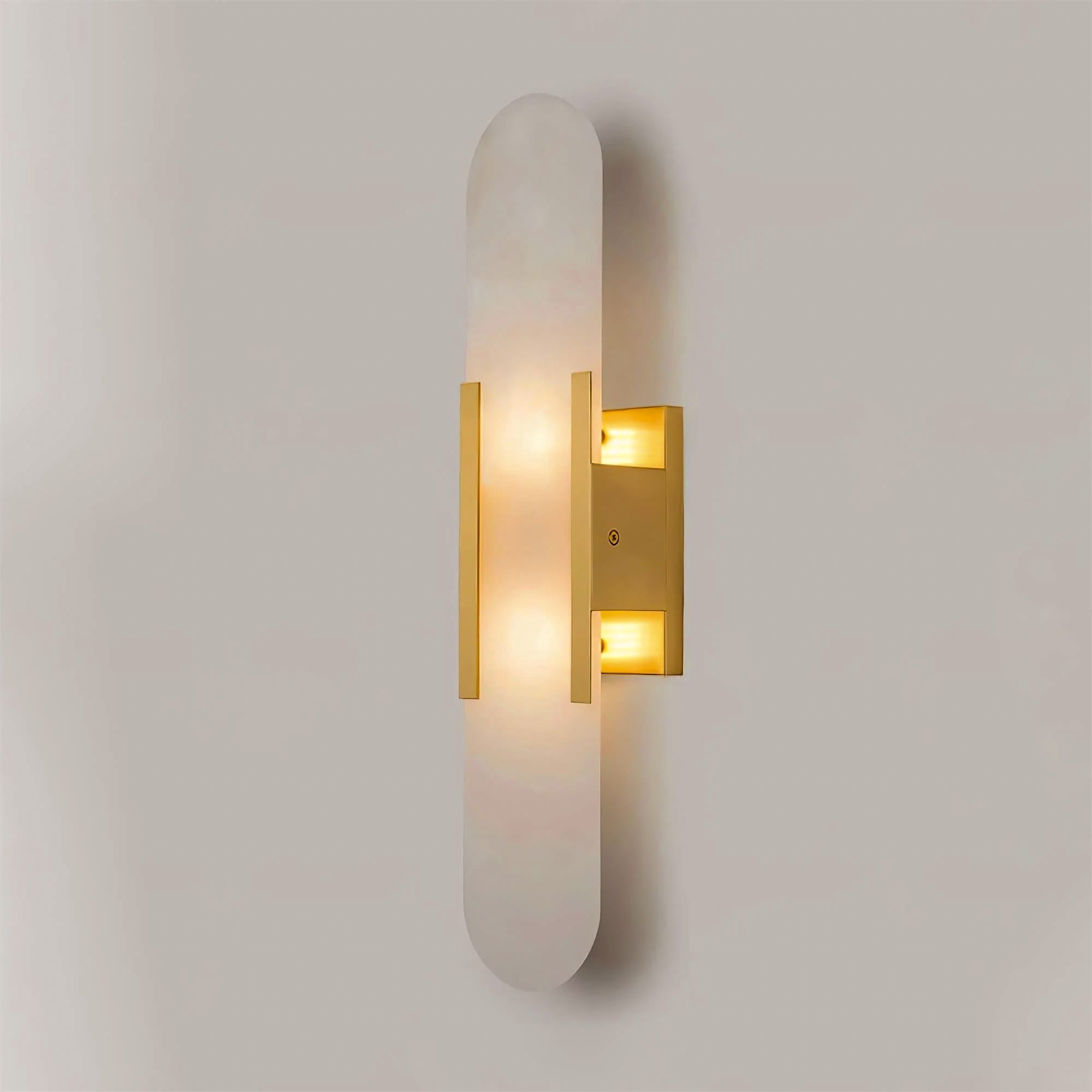 Veo Luxury Alabaster Wall Lamp - Neutral Decor
