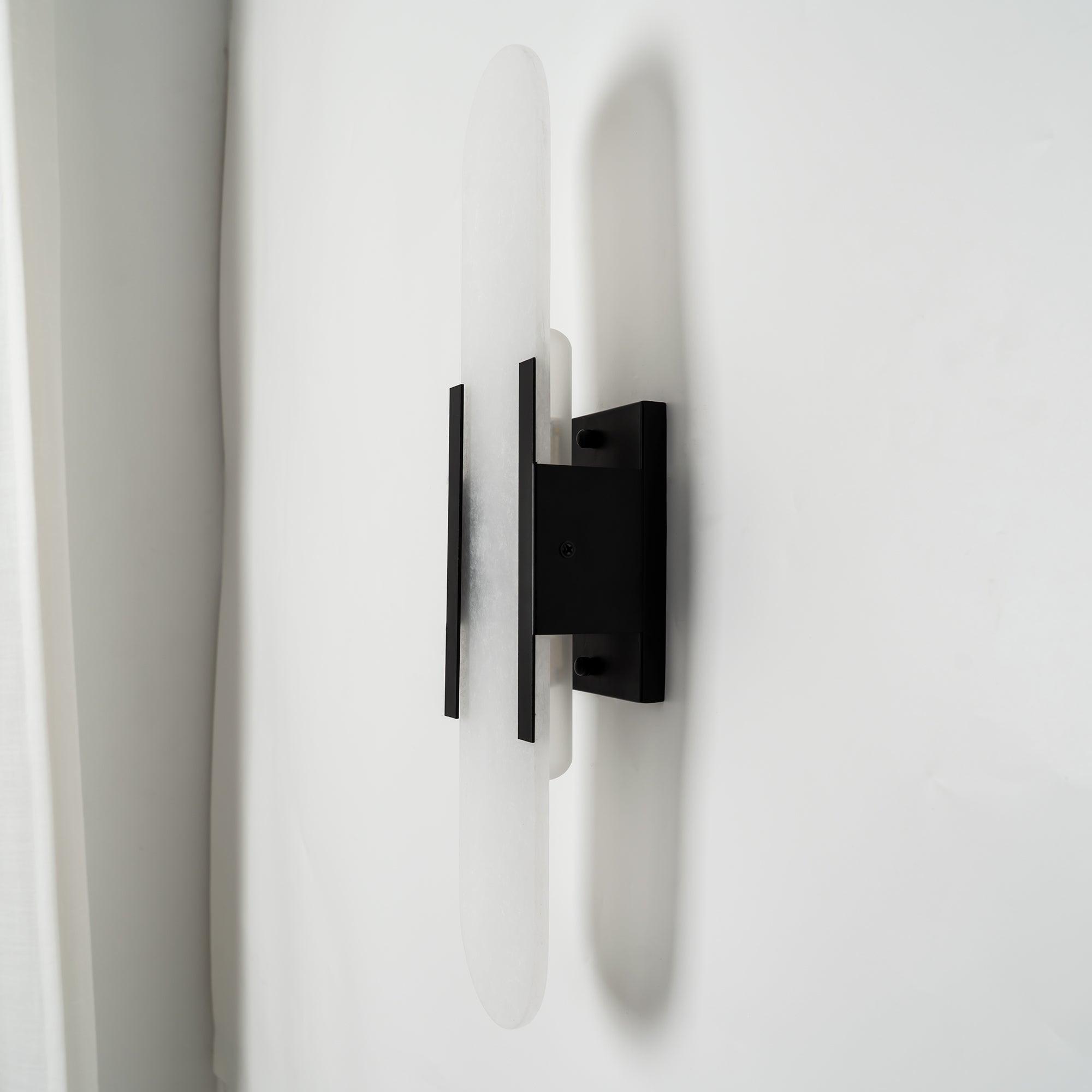 Veo Luxury Alabaster Wall Lamp - Neutral Decor