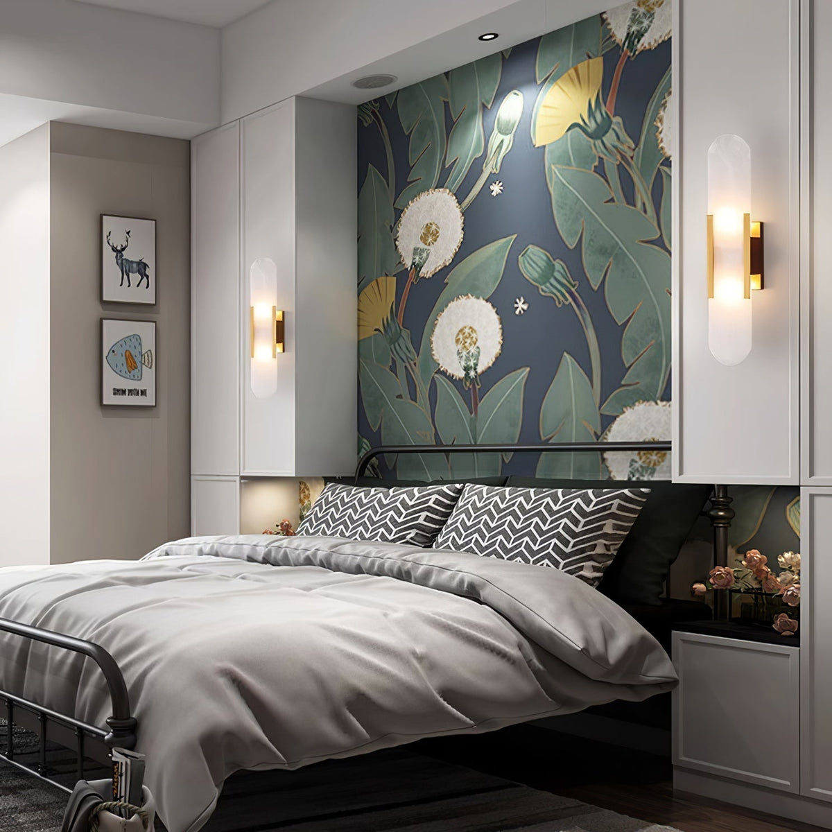 Veo Luxury Alabaster Wall Lamp - Neutral Decor