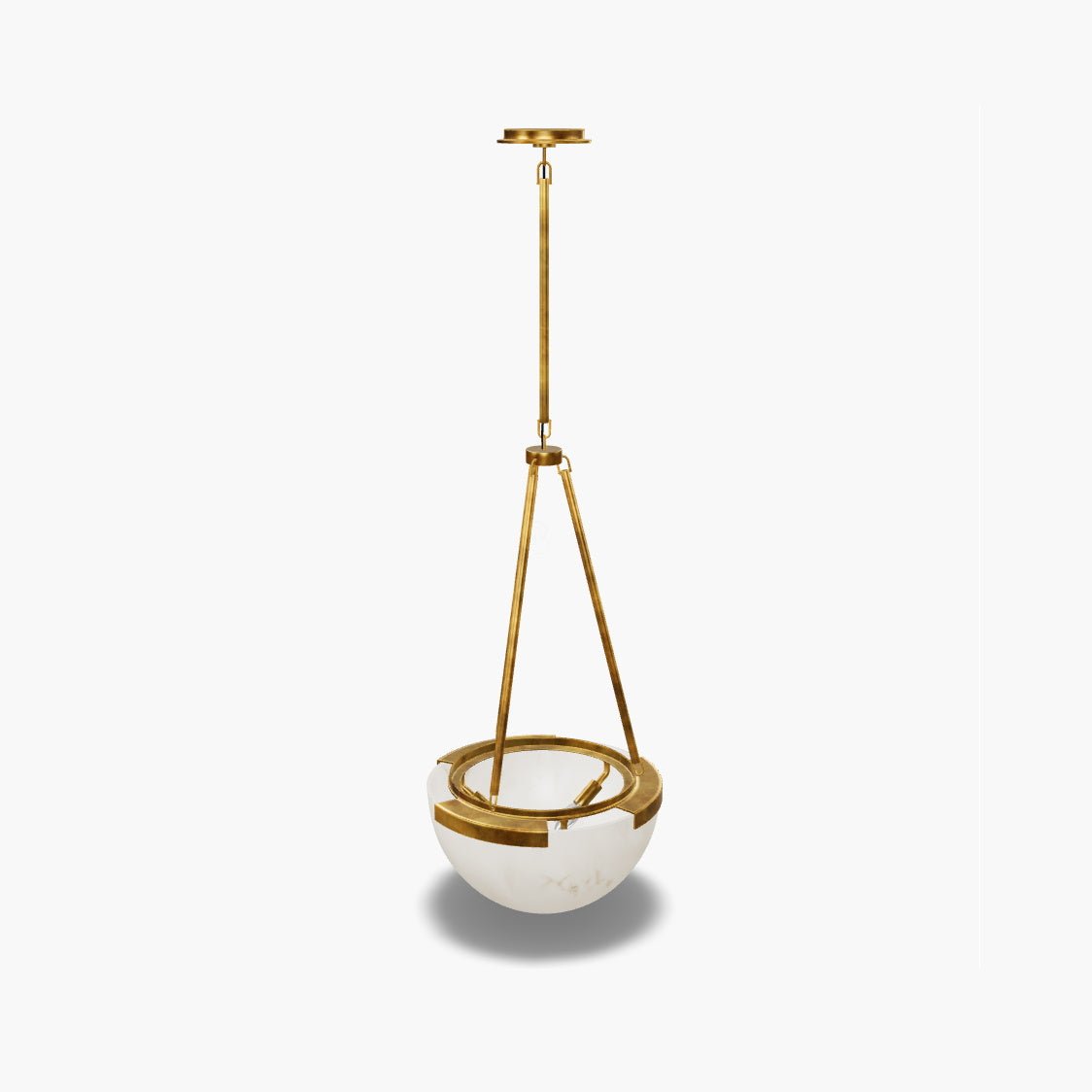 Dione Minimalist Alabaster Pendant Light