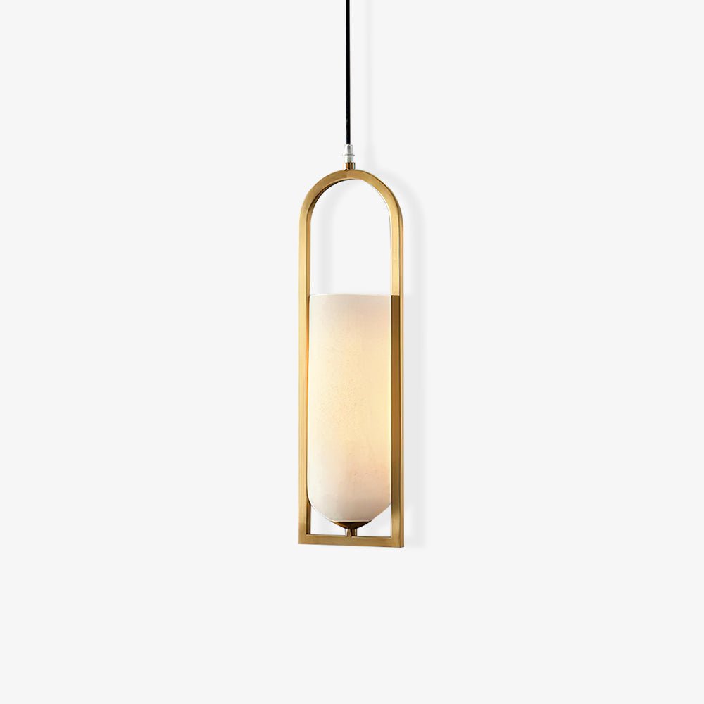 Svala Arch Alabaster Pendant Light