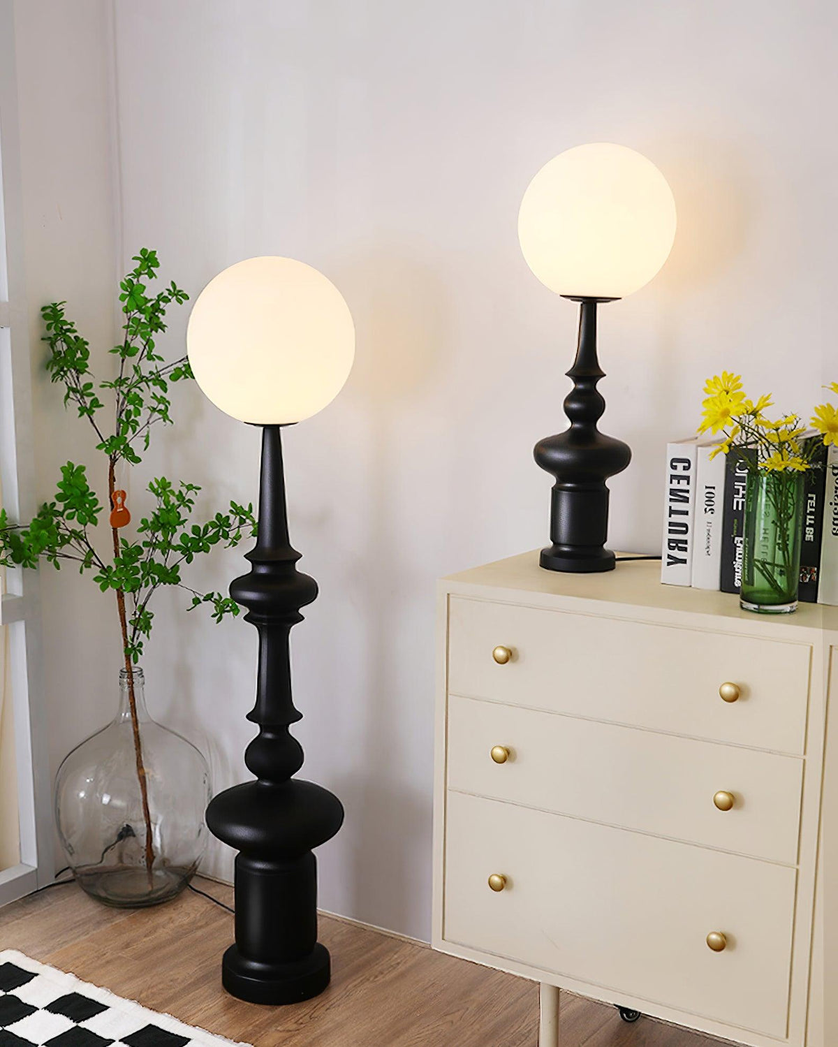 Soralise Roman Column Table Lamp