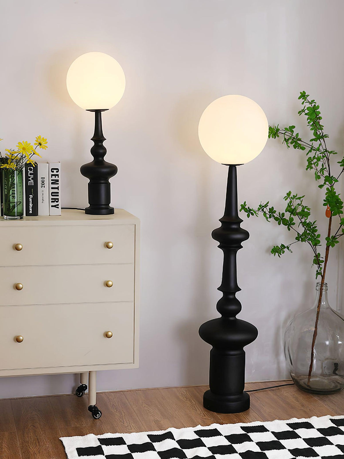Soralise Roman Column Table Lamp