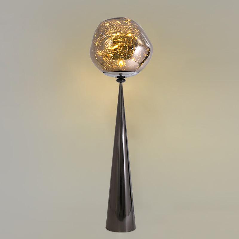 Ovexin Gray Contemporary Floor Lamp
