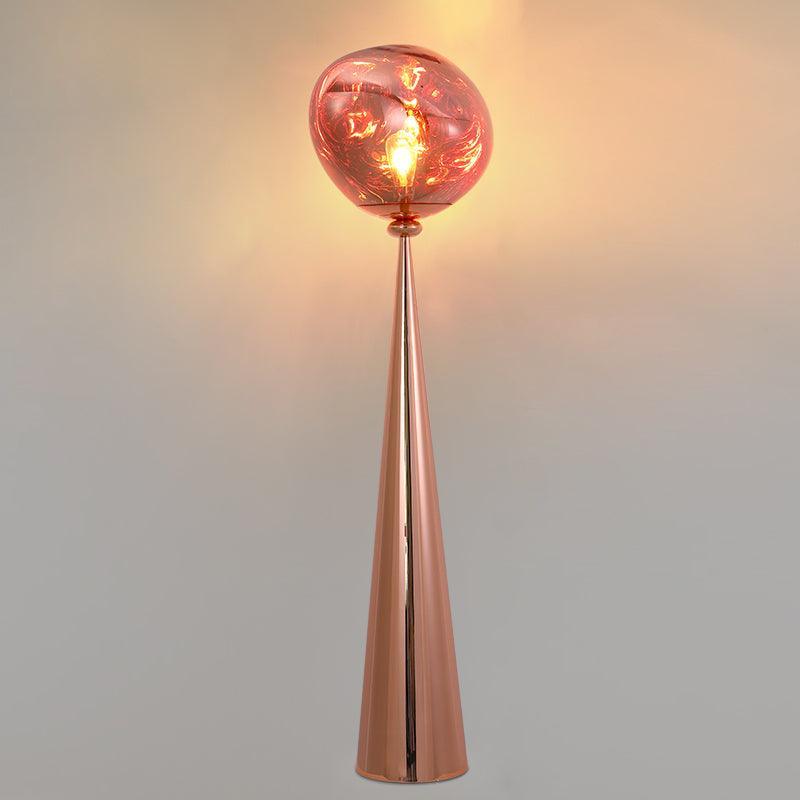 Ovexin Gray Contemporary Floor Lamp