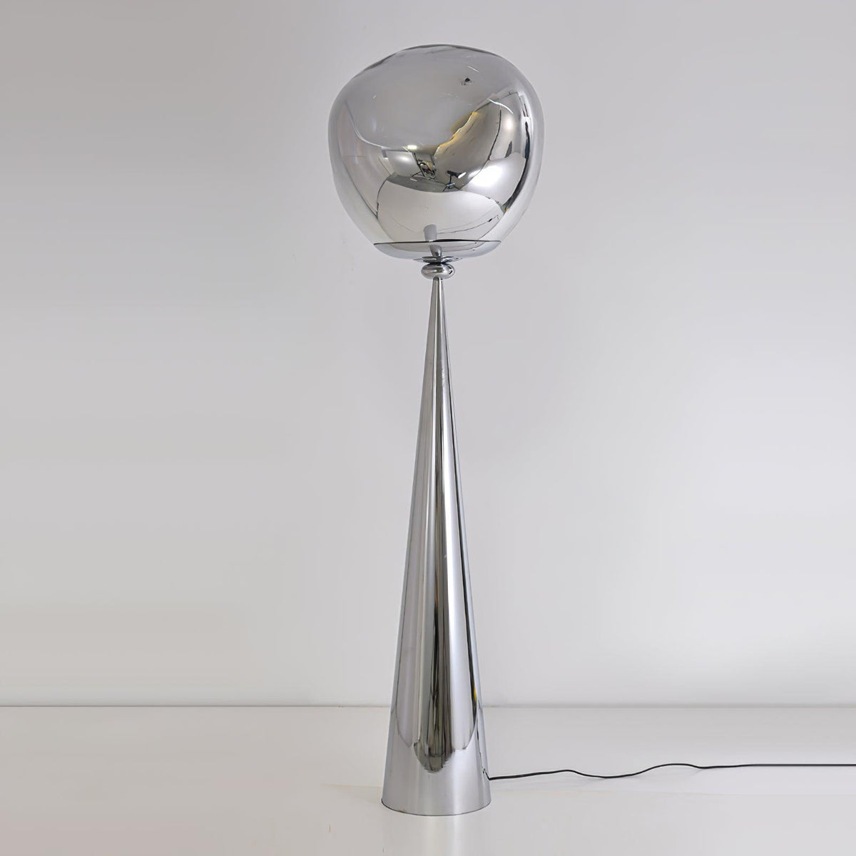 Ovexin Gray Contemporary Floor Lamp