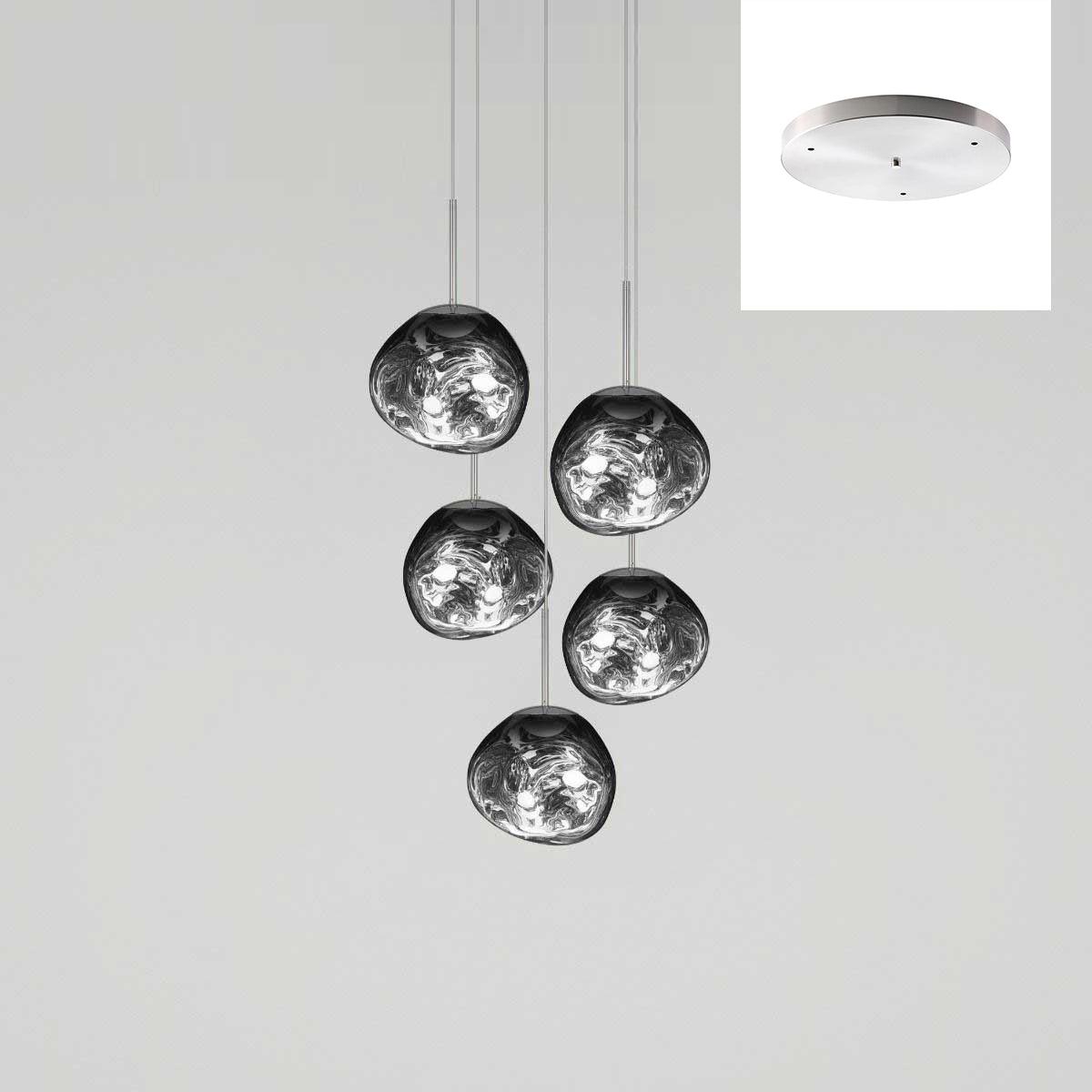 Daria Pendant Lamp Irregular Cluster Sculptural