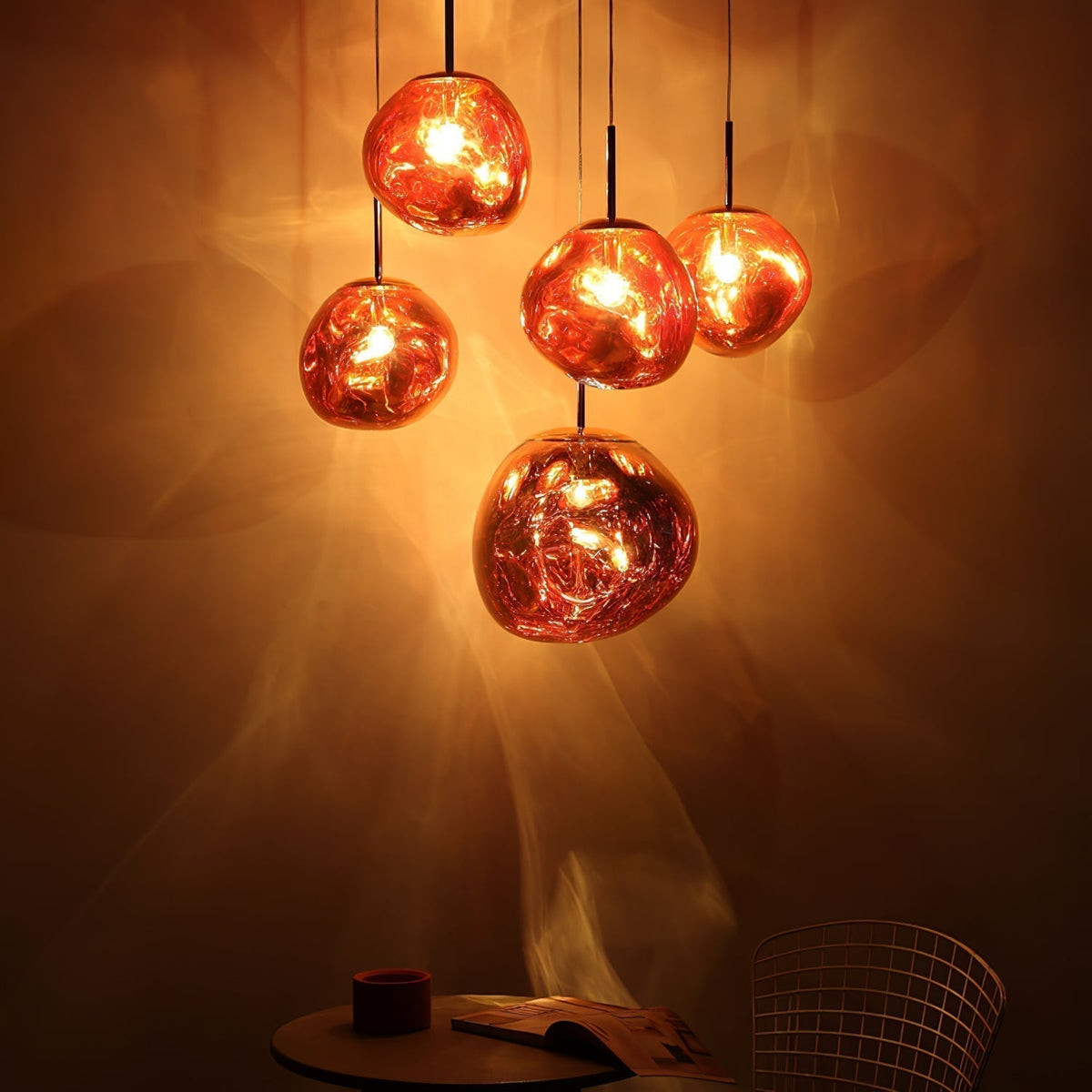 Daria Pendant Lamp Irregular Cluster Sculptural