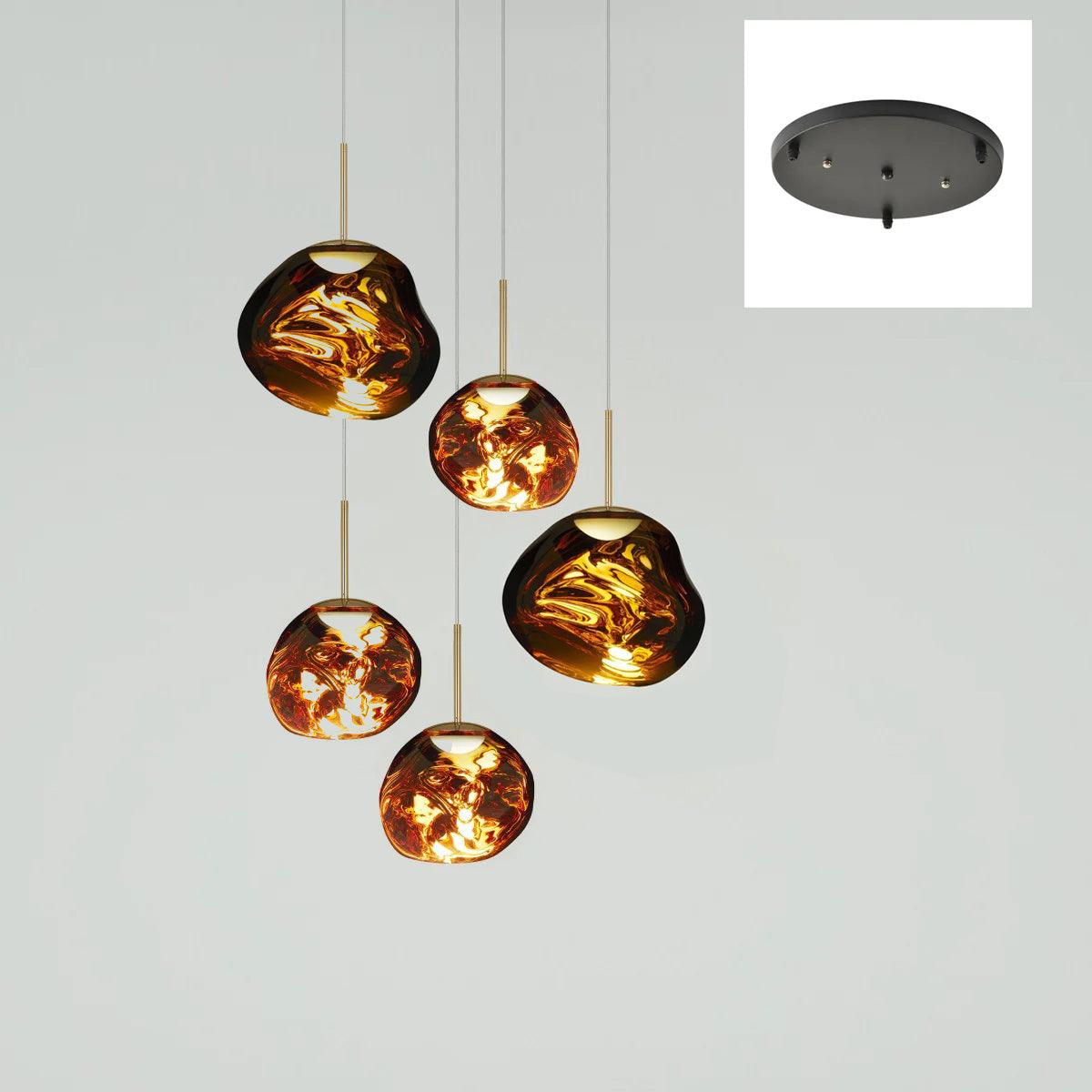Daria Pendant Lamp Irregular Cluster Sculptural