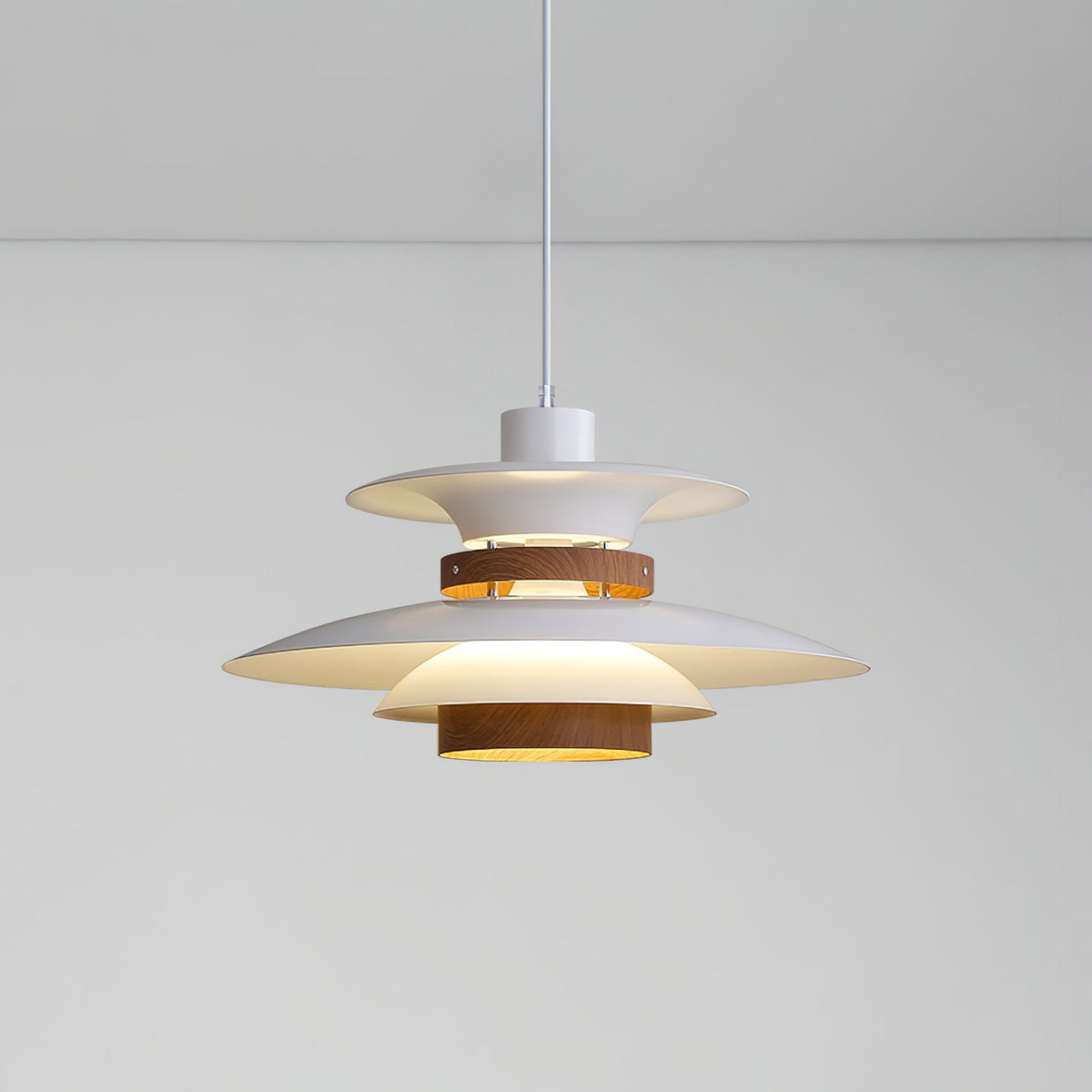 Sylelenne Wood Steel Pendant Lamp