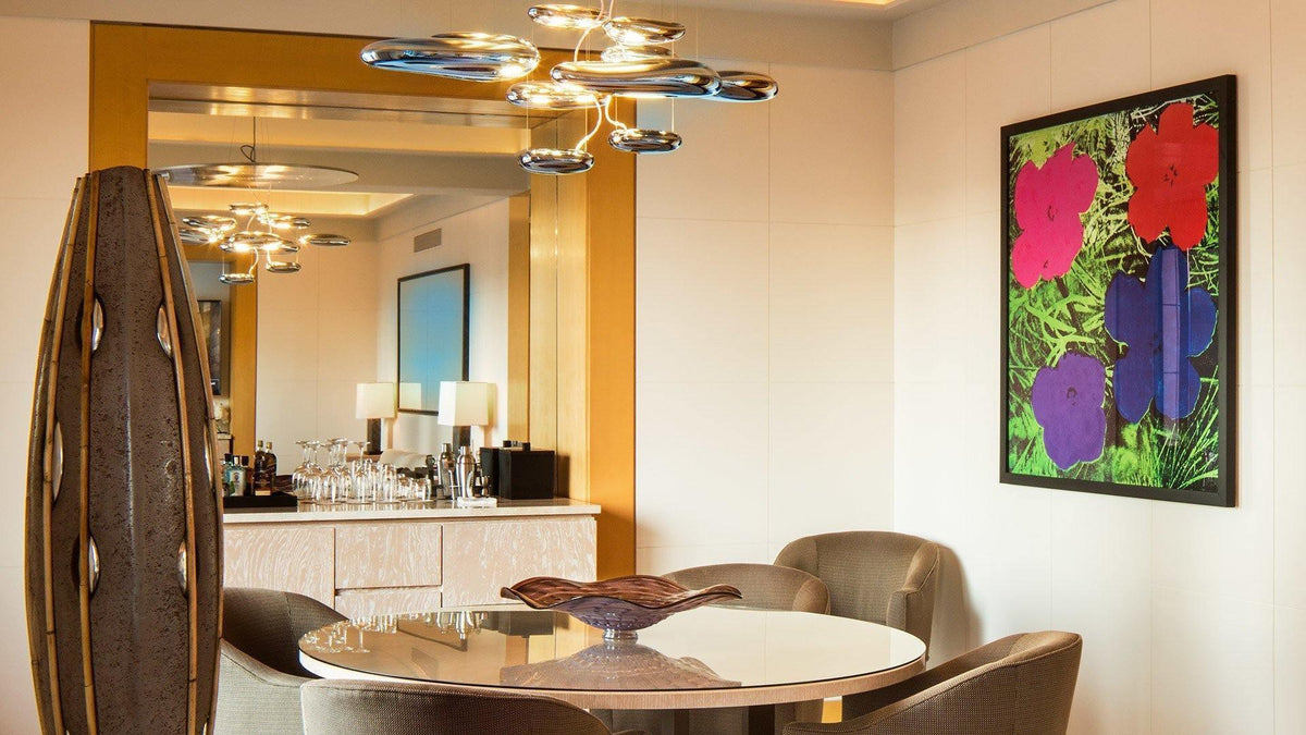 Orinanelle Chandelier Aluminum Sculptural