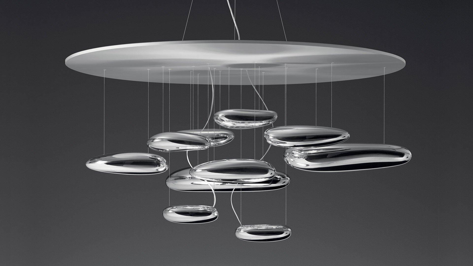 Orinanelle Chandelier Aluminum Sculptural