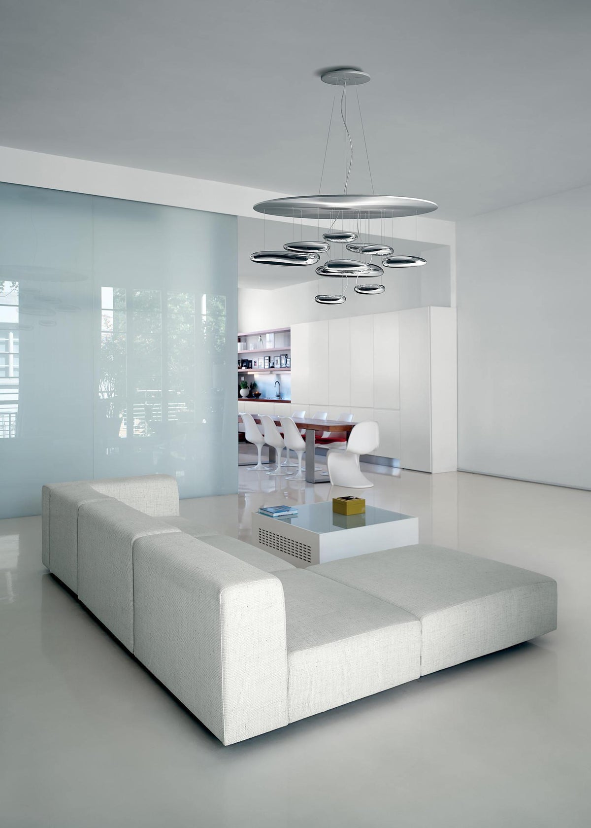 Orinanelle Chandelier Aluminum Sculptural