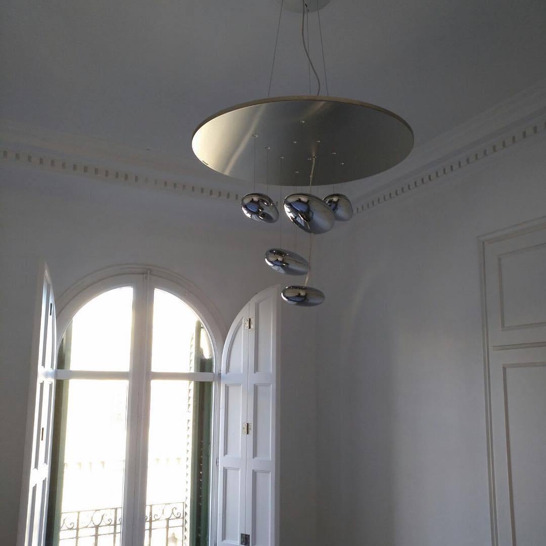Orinanelle Chandelier Aluminum Sculptural