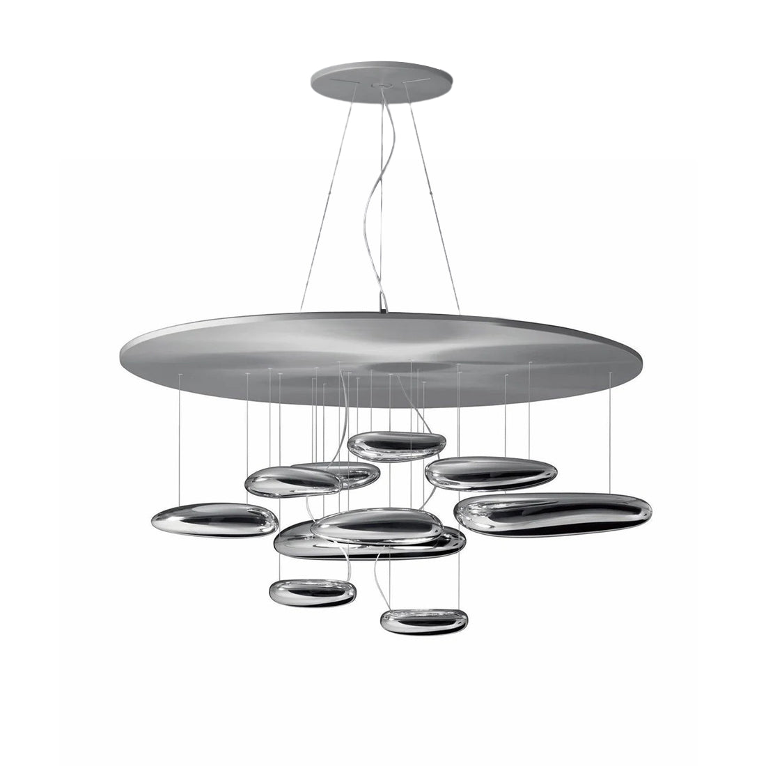 Orinanelle Chandelier Aluminum Sculptural