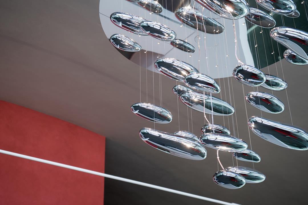 Orinanelle Chandelier Aluminum Sculptural