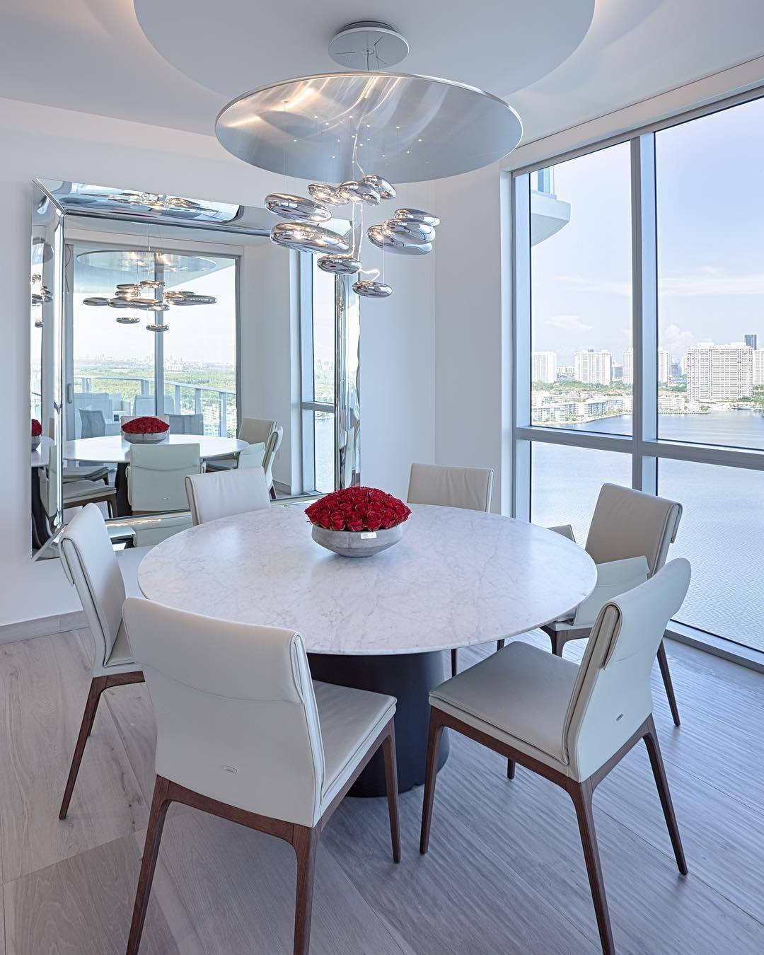 Orinanelle Chandelier Aluminum Sculptural
