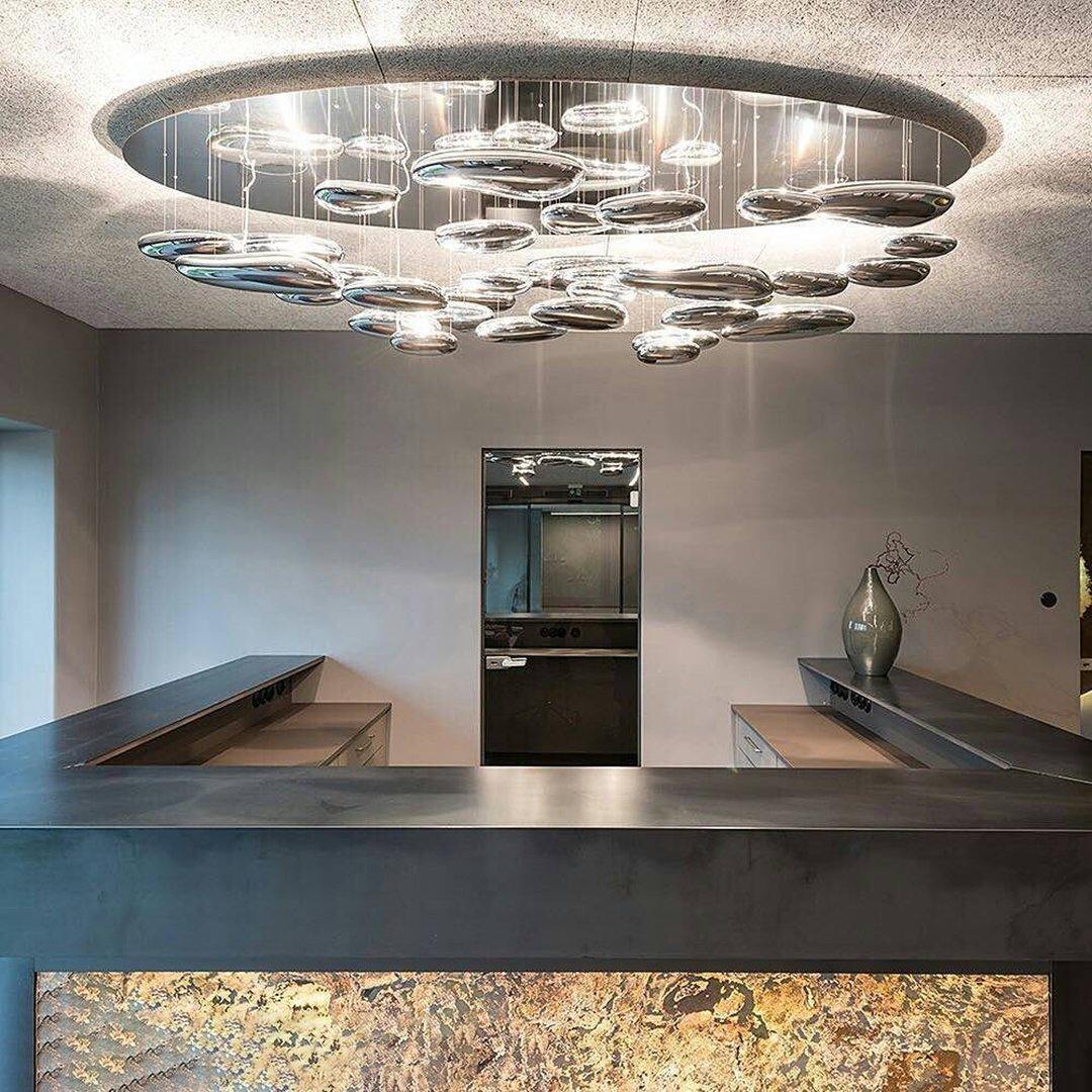 Orinanelle Chandelier Aluminum Sculptural