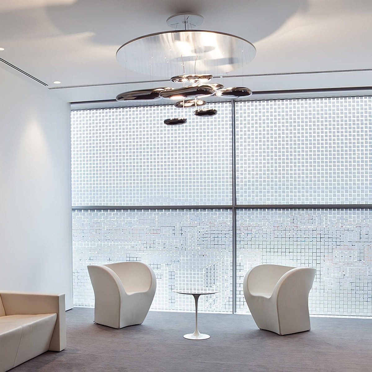Orinanelle Chandelier Aluminum Sculptural