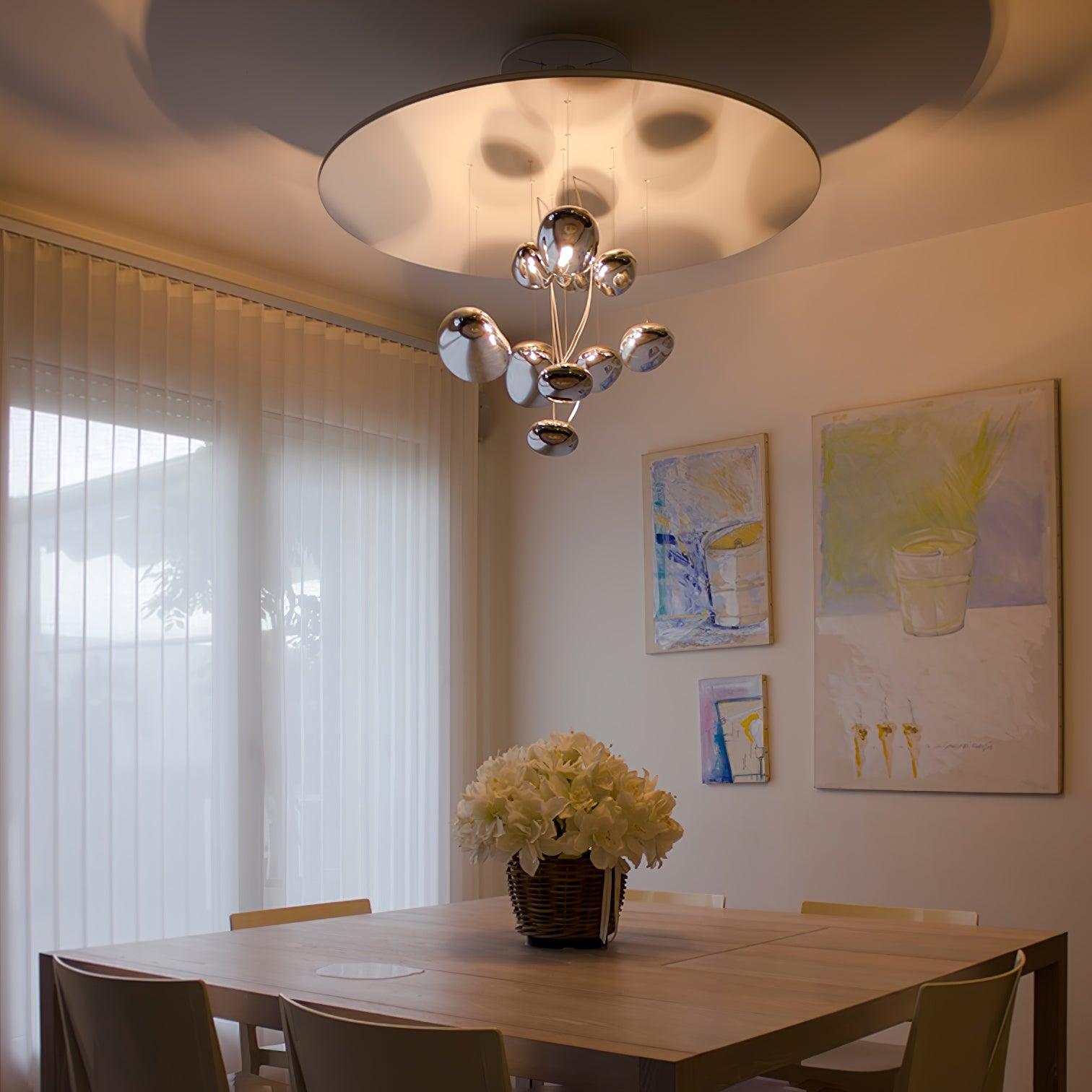 Orinanelle Chandelier Aluminum Sculptural