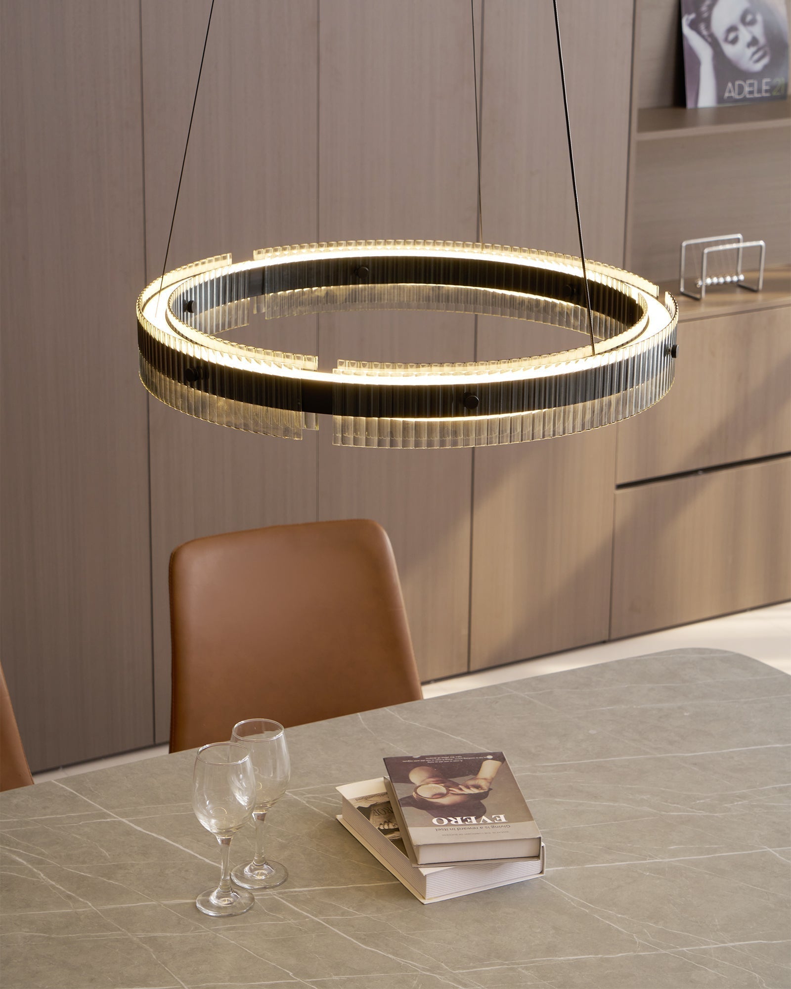 Veliviel Chandelier Ring Minimalist LED