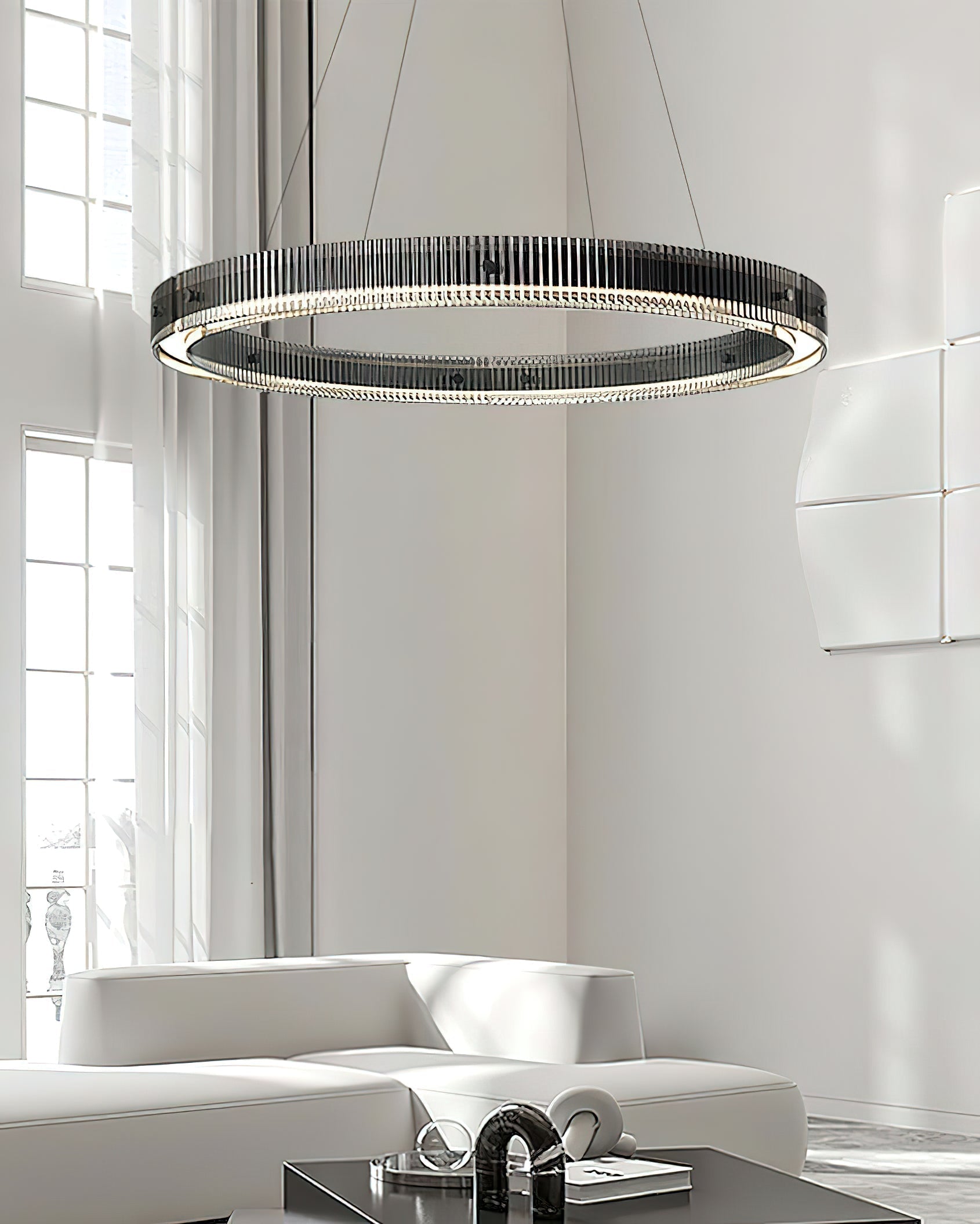 Veliviel Chandelier Ring Minimalist LED