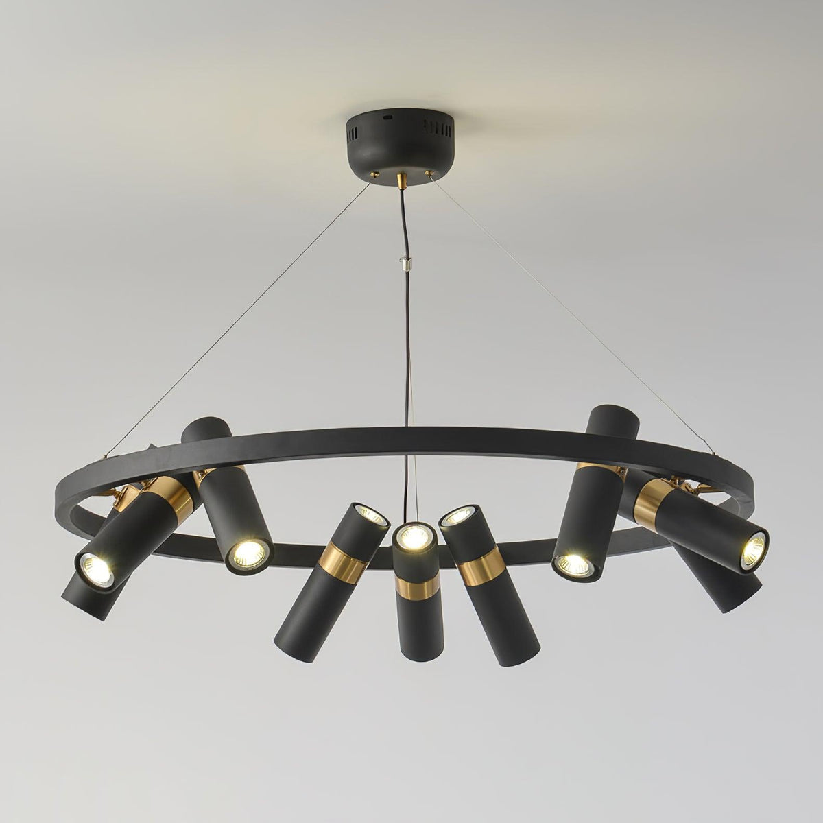 Celenora Industrial Acrylic Chandelier