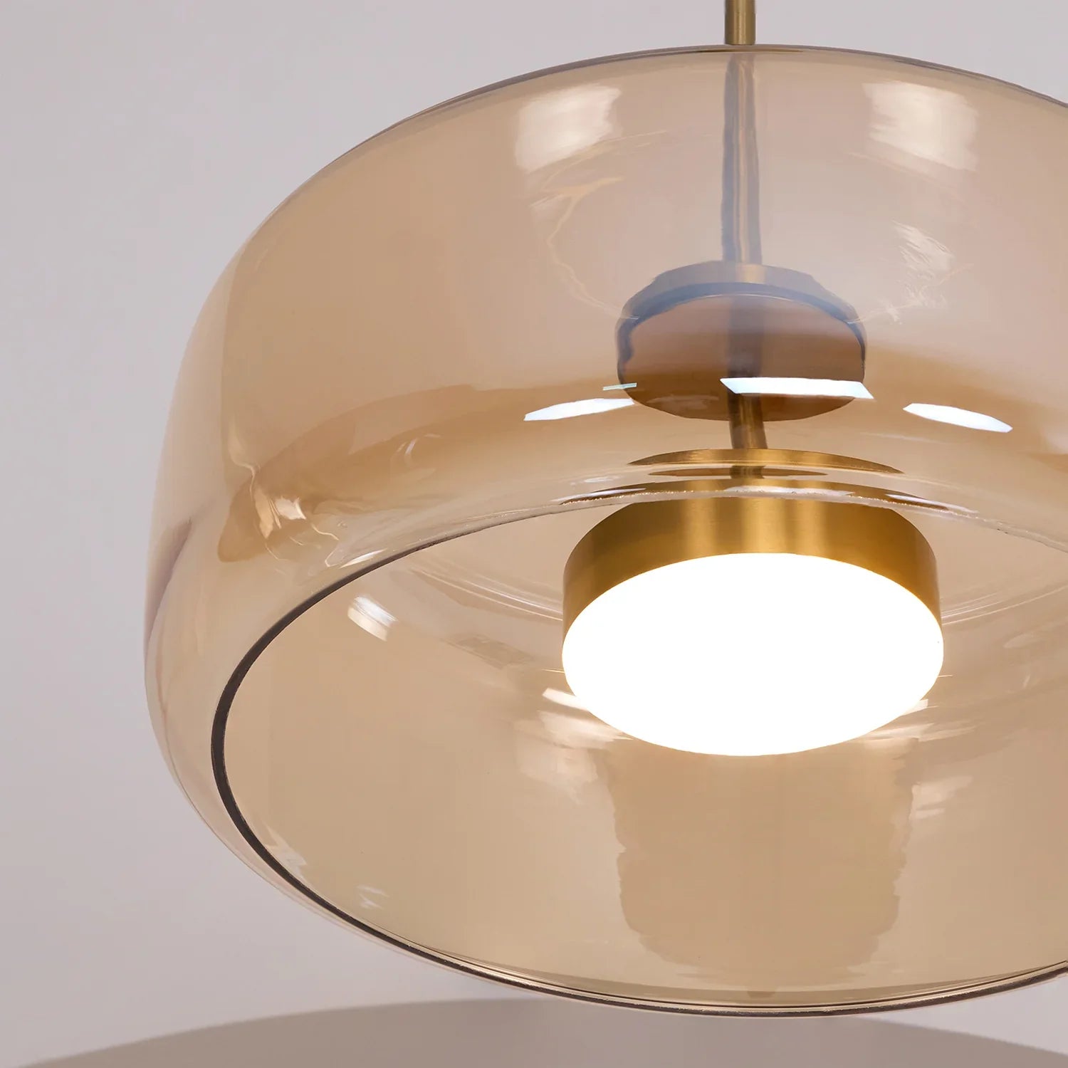 Aria Pendant Light Glass Morden Living Room - Neutral Decor