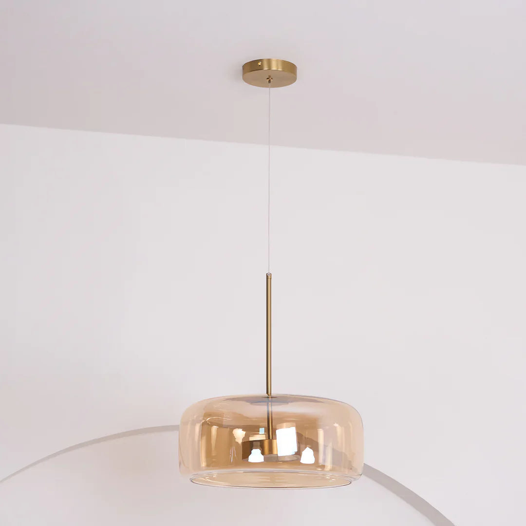 Aria Pendant Light Glass Morden Living Room - Neutral Decor