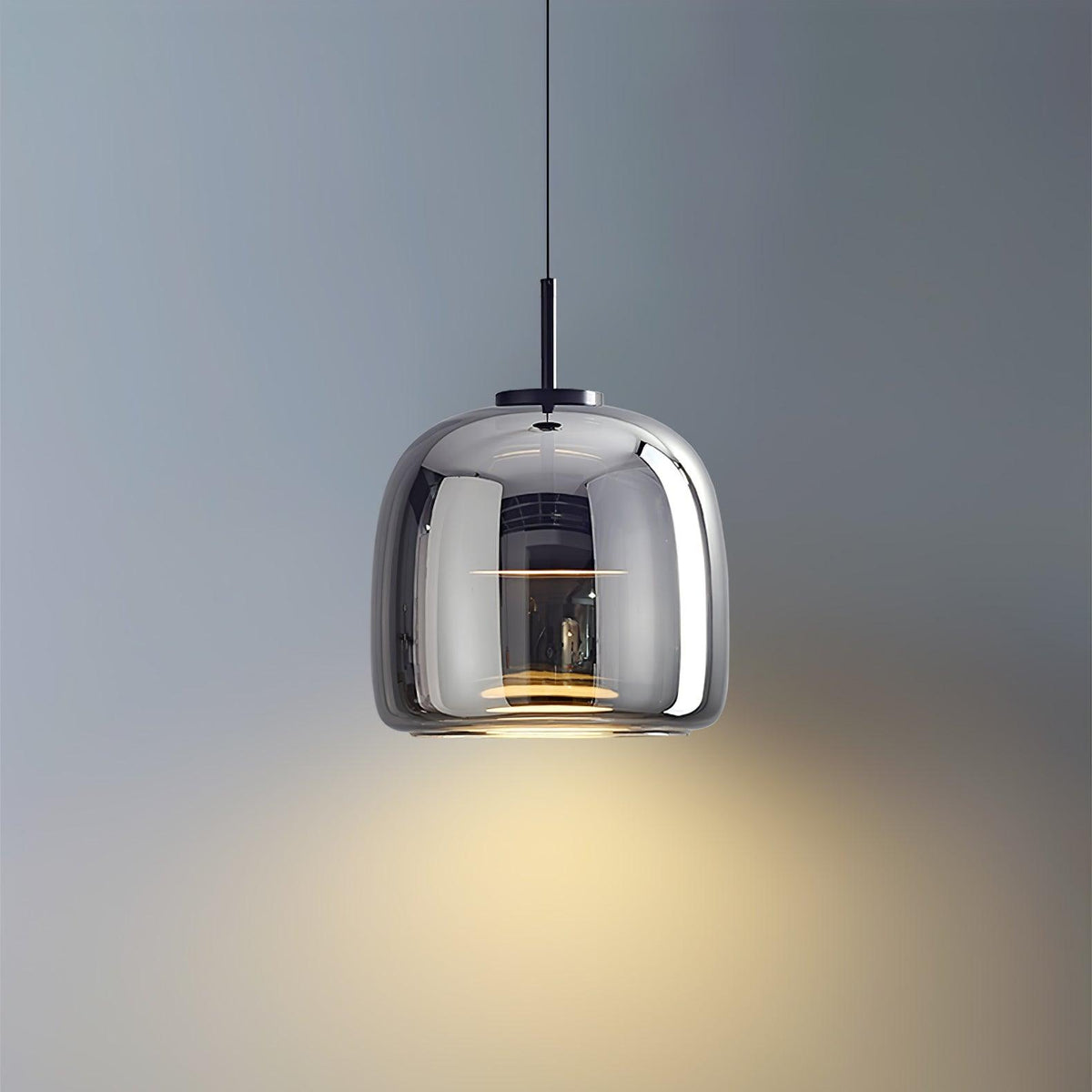Obsidian Modern Glass Pendant Light