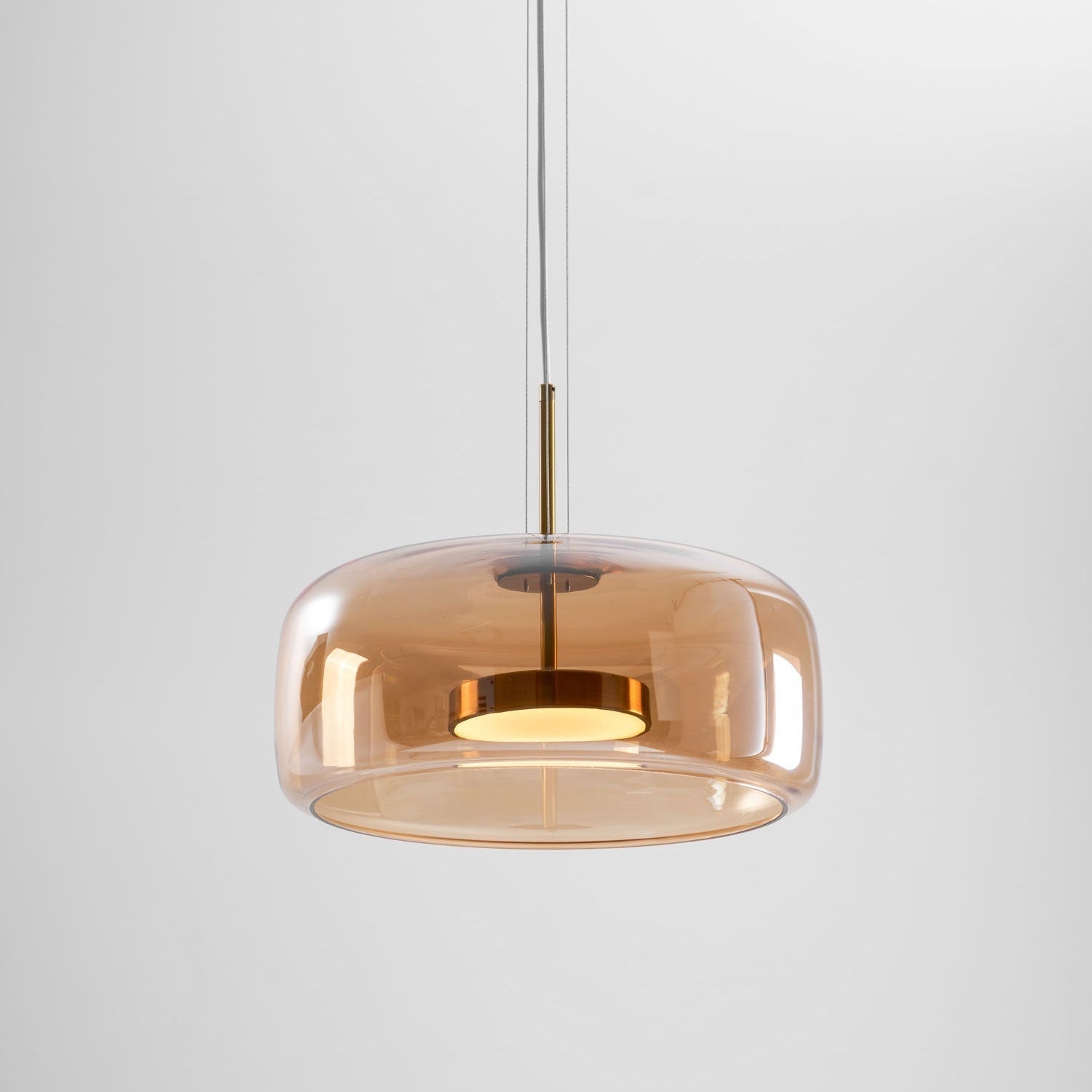 Obsidian Modern Glass Pendant Light