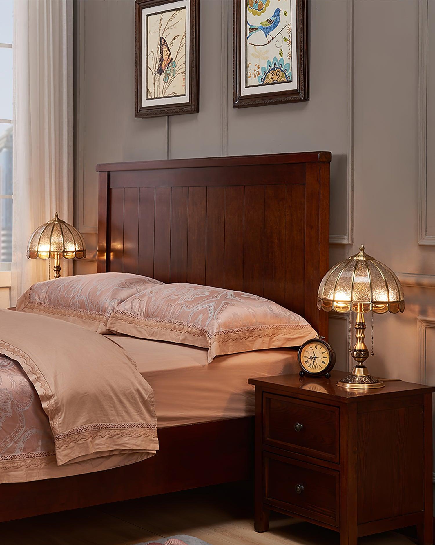 Brillix Brass & Glass Glam Table Lamp