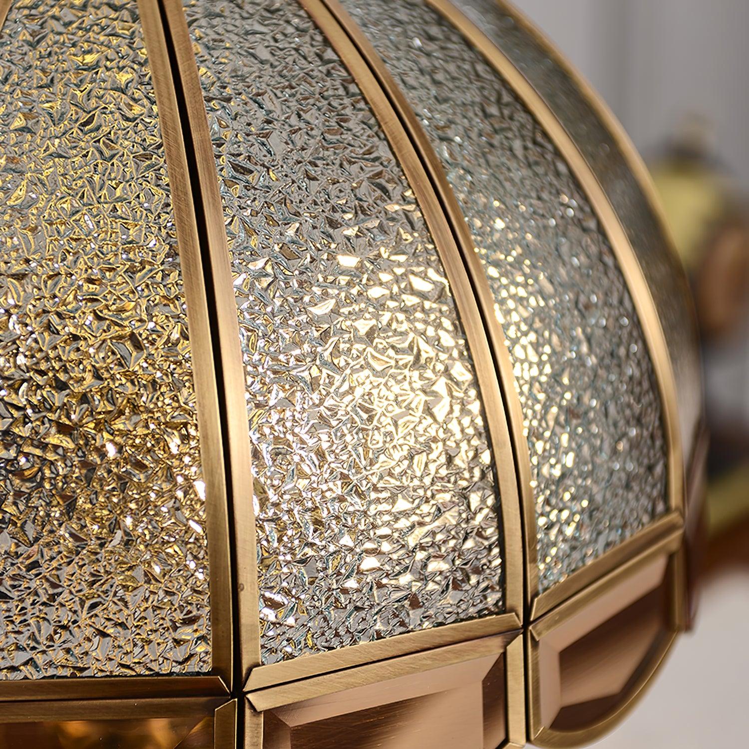 Brillix Brass & Glass Glam Table Lamp